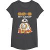 image:imageStar Wars The Force Awakens BB8 My Candy Halloween TShirtDark Heather Grey