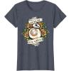 image:imageStar Wars The Force Awakens BB8 This Is How I Roll Tattoo TShirtHeather Blue