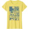 image:imageStar Wars Vader Han Luke Chewie Anime Panels Graphic TShirt TShirtLemon Yellow