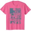 image:imageStar Wars Vader Han Luke Chewie Anime Panels Graphic TShirt TShirtPink Heather