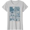 image:imageStar Wars Vader Han Luke Chewie Anime Panels Graphic TShirt TShirtSilver Grey