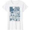 image:imageStar Wars Vader Han Luke Chewie Anime Panels Graphic TShirt TShirtWhite