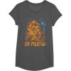 image:imageStars Wars Chewie Rebel CoPilot Distressed TShirtAsphalt Grey