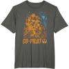 image:imageStars Wars Chewie Rebel CoPilot Distressed TShirtAsphalt Grey
