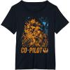 image:imageStars Wars Chewie Rebel CoPilot Distressed TShirtBlack