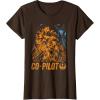 image:imageStars Wars Chewie Rebel CoPilot Distressed TShirtBrown