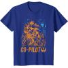 image:imageStars Wars Chewie Rebel CoPilot Distressed TShirtRoyal Blue