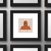 image:imageTrends International Gallery Pops Star Wars Saga  Neutral Abstract Chewbacca Wall Art Wall Poster 12 x 12 Black Framed VersionBlack Framed Version