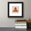 image:imageTrends International Gallery Pops Star Wars Saga  Neutral Abstract Chewbacca Wall Art Wall Poster 12 x 12 Black Framed VersionBlack Framed Version