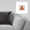 image:imageTrends International Gallery Pops Star Wars Saga  Neutral Abstract Chewbacca Wall Art Wall Poster 12 x 12 Black Framed VersionUnframed Version