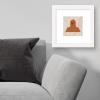 image:imageTrends International Gallery Pops Star Wars Saga  Neutral Abstract Chewbacca Wall Art Wall Poster 12 x 12 Black Framed VersionWhite Framed Version