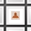 image:imageTrends International Gallery Pops Star Wars Saga  Neutral Abstract Chewbacca Wall Art Wall Poster 12 x 12 Black Framed VersionWhite Framed Version