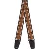 image:imageBuckleDown Guitar Strap  Star Wars Chewbacca Bandolier Bounding2 Browns  2 Wide  2954 Length