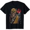 image:imageKids Star Wars Chewbacca Rebel Team Sketch Graphic TShirt B1 TShirtBlack