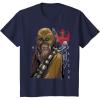 image:imageKids Star Wars Chewbacca Rebel Team Sketch Graphic TShirt B1 TShirtNavy Blue