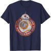 image:imageStar Wars BB8 Episode 7 Join the Resistance Graphic TShirt TShirtNavy Blue