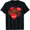image:imageStar Wars Chewbacca Chews You Heart Valentines Day TShirtBlack