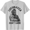 image:imageStar Wars Chewbacca Dont Care Funny Logo TShirtSilver Grey