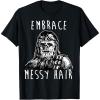 image:imageStar Wars Chewbacca Embrace Messy Hair TShirtBlack