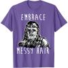 image:imageStar Wars Chewbacca Embrace Messy Hair TShirtPurple Heather