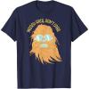 image:imageStar Wars Chewbacca Messy Hair Dont Care TShirtNavy Blue