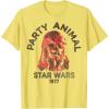 image:imageStar Wars Chewbacca Party Animal red Hue Portrait TShirtLemon Yellow