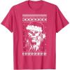 image:imageStar Wars Chewbacca Ugly Christmas Sweater Santa TShirt TShirtRed Heather