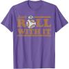image:imageStar Wars Last Jedi Retro Just Roll BB8 Graphic TShirt TShirtPurple Heather