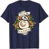 image:imageStar Wars The Force Awakens BB8 This Is How I Roll Tattoo TShirtNavy Blue