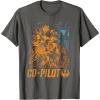 image:imageStars Wars Chewie Rebel CoPilot Distressed TShirtAsphalt Grey