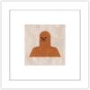 image:imageTrends International Gallery Pops Star Wars Saga  Neutral Abstract Chewbacca Wall Art Wall Poster 12 x 12 Black Framed VersionWhite Framed Version
