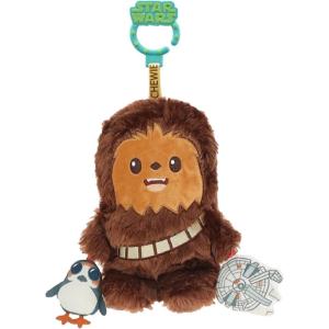 image:imageKids Preferred Star Wars Chewbacca On the Go Activity Toy  with Rattle Crinkle Squeaker Teether Travel Clip Sensory Toy for Ages 0