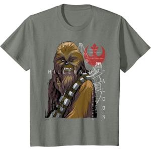 image:imageKids Star Wars Chewbacca Rebel Team Sketch Graphic TShirt B1 TShirtOlive Heather