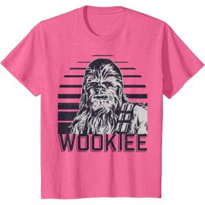 image:imageKids Star Wars Chewbacca Wookiee Portrait Graphic TShirt B1 TShirtPink Heather
