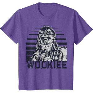 image:imageKids Star Wars Chewbacca Wookiee Portrait Graphic TShirt B1 TShirtPurple Heather