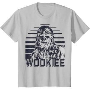 image:imageKids Star Wars Chewbacca Wookiee Portrait Graphic TShirt B1 TShirtSilver Grey