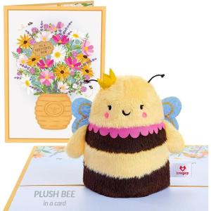 image:imageLovepop Everyday Star Wars Chewbacca Plushpop Soft Animal PopUp Card for Her and Him  3D Greeting Card for Boys Girls Men Women  Best in the Galaxy  6 x 8 CardBeeutiful Mom Queen Bee Plushpop