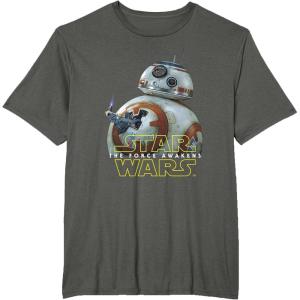 image:imageStar Wars BB8 Lighter Episode 7 Graphic TShirt TShirtAsphalt Grey