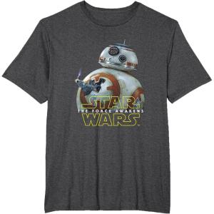 image:imageStar Wars BB8 Lighter Episode 7 Graphic TShirt TShirtDark Heather Grey