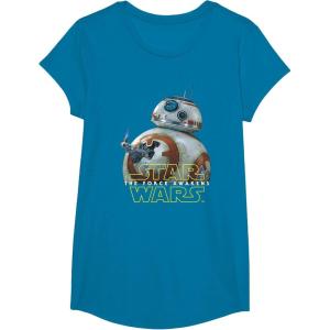 image:imageStar Wars BB8 Lighter Episode 7 Graphic TShirt TShirtSapphire Blue