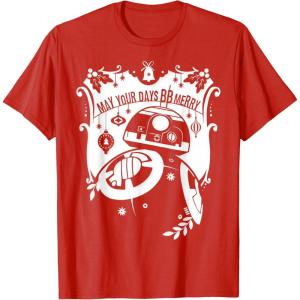 image:imageStar Wars BB8 May Your Days BB Merry Christmas TShirt TShirtRed