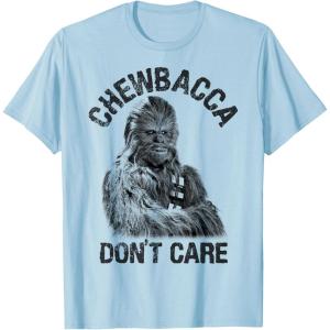image:imageStar Wars Chewbacca Dont Care Funny Logo TShirtBaby Blue