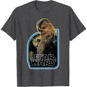 image:imageStar Wars Chewbacca Episode 7 Bowcaster Graphic TShirtDark Heather Grey