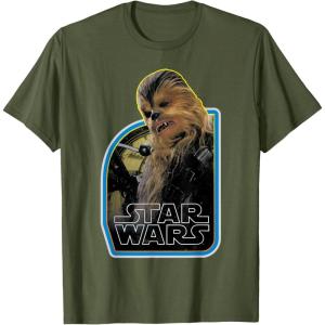 image:imageStar Wars Chewbacca Episode 7 Bowcaster Graphic TShirtOlive Green