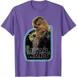 image:imageStar Wars Chewbacca Episode 7 Bowcaster Graphic TShirtPurple Heather