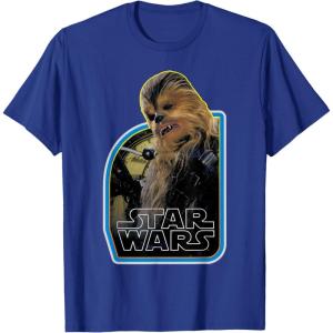 image:imageStar Wars Chewbacca Episode 7 Bowcaster Graphic TShirtRoyal Blue