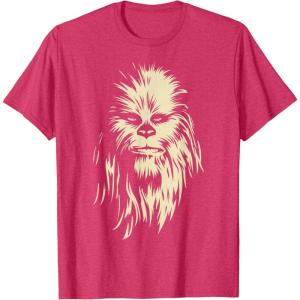 image:imageStar Wars Chewbacca Face Shadow Graphic TShirt TShirtRed Heather