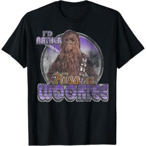 image:imageStar Wars Chewbacca Kiss A Wookiee Graphic TShirtBlack