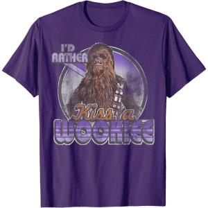 image:imageStar Wars Chewbacca Kiss A Wookiee Graphic TShirtPurple