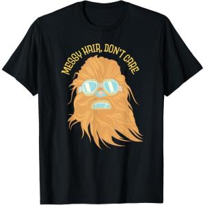 image:imageStar Wars Chewbacca Messy Hair Dont Care TShirtBlack